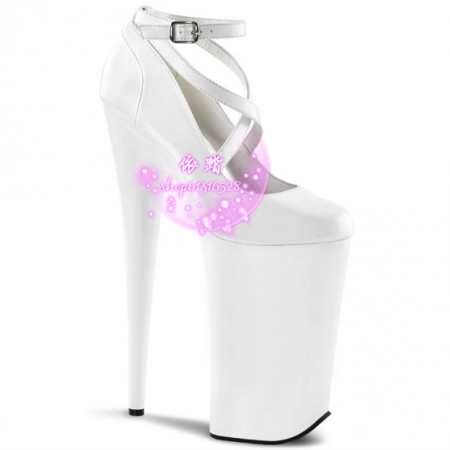 Sandalia acrilica Tacon Alto Mod. 0002